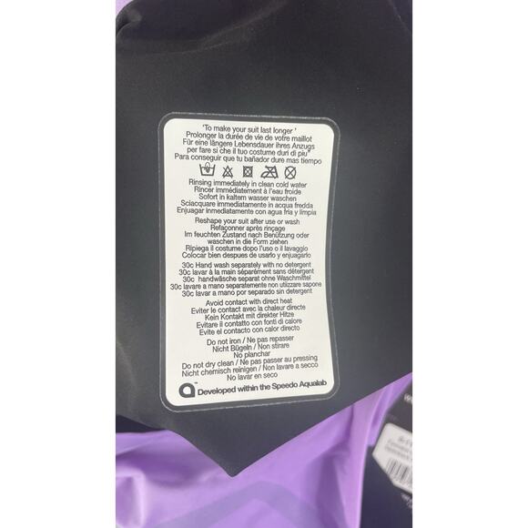 Speedo Fastskin LZR Pure Valor 2.0 OpenBack Kneeskin Swimsuit Womens Size 28 - Picture 8 of 9